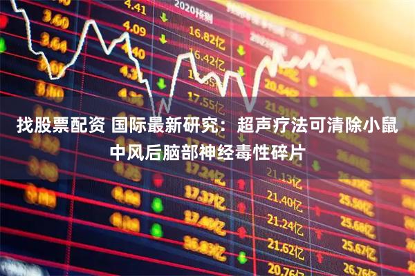 找股票配资 国际最新研究：超声疗法可清除小鼠中风后脑部神经毒性碎片